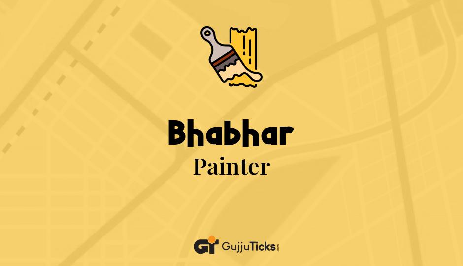 Painter in Bhabhar