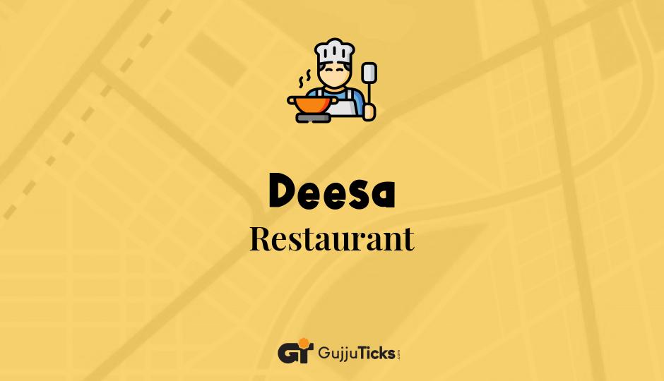 Restaurant in Deesa