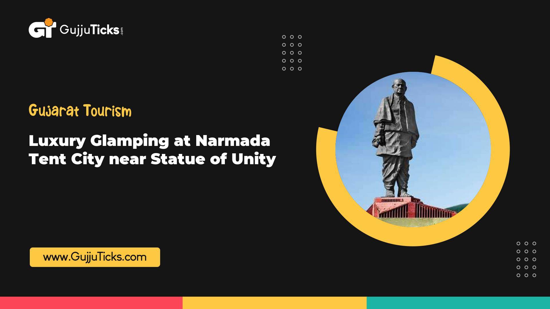 Luxury Glamping at Narmada Tent City near Statue of Unity Image