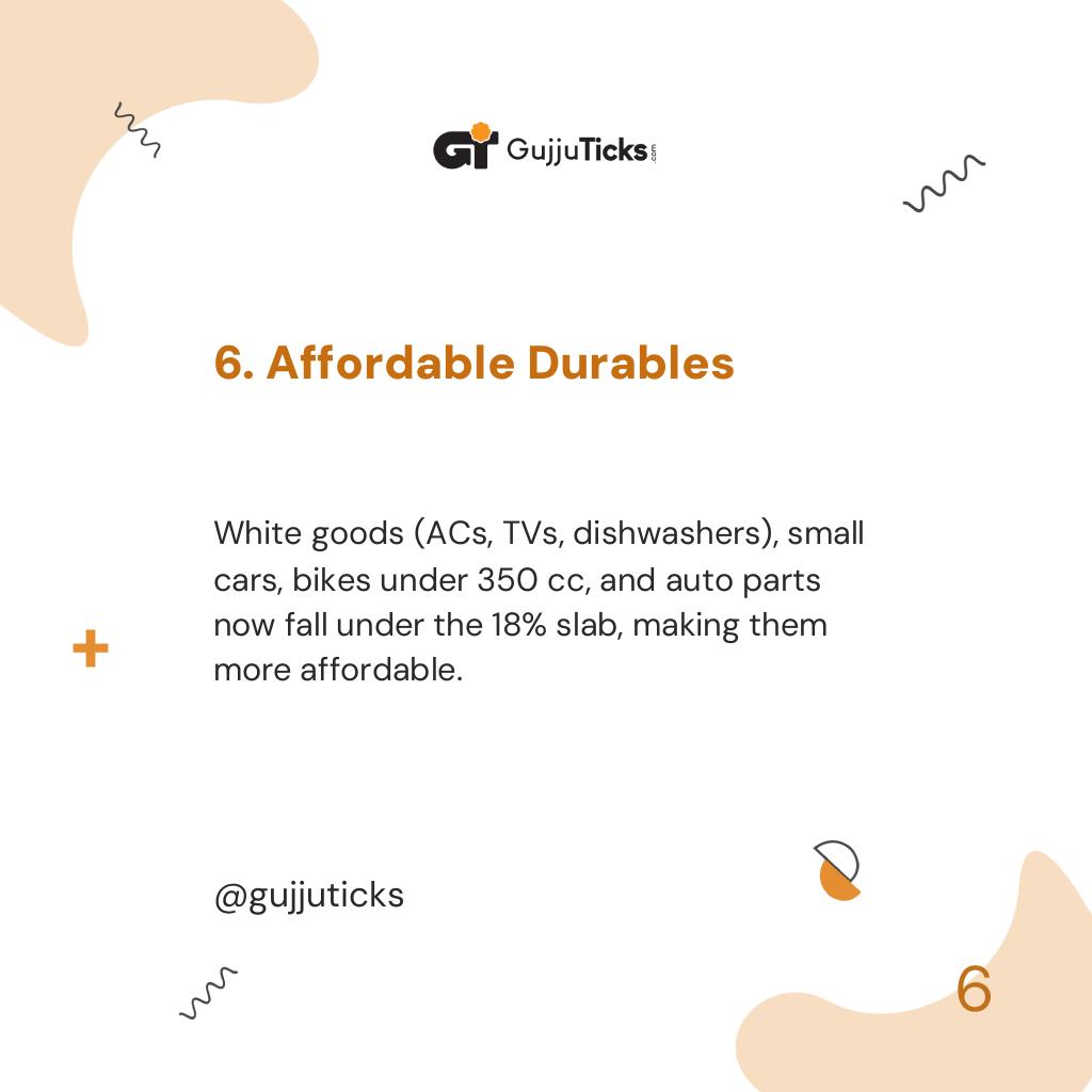 6. Affordable Durables