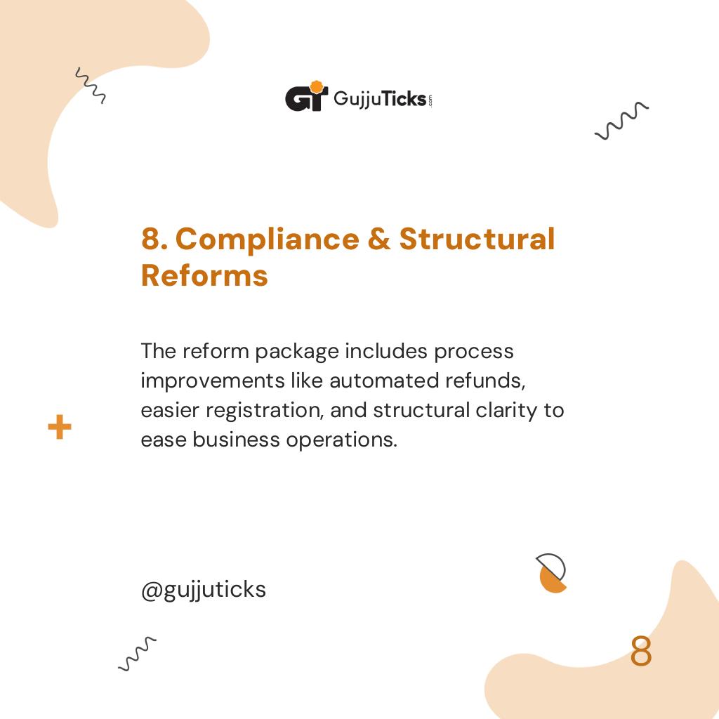 8. Compliance & Structural Reforms