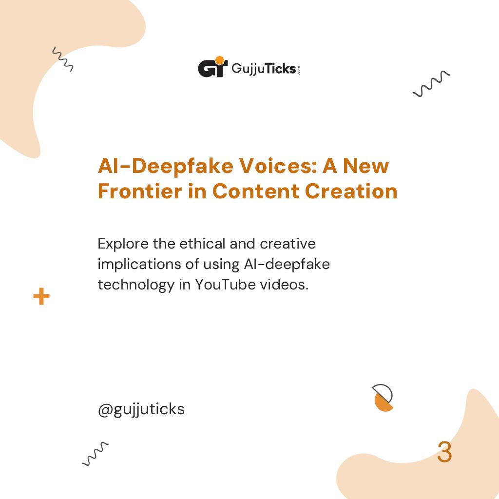 AI-Deepfake Voices: A New Frontier in Content Creation