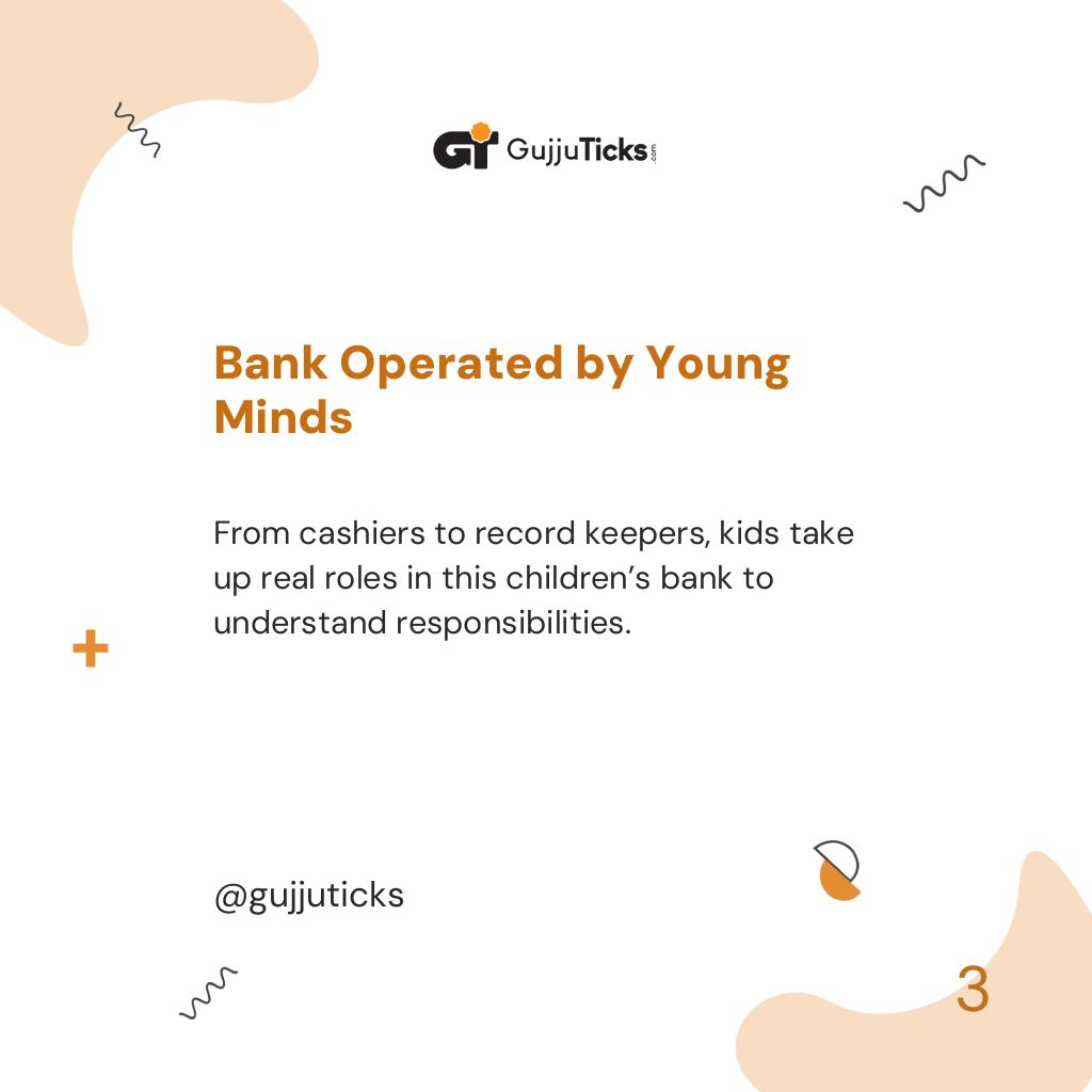 Bank Operated by Young Minds
