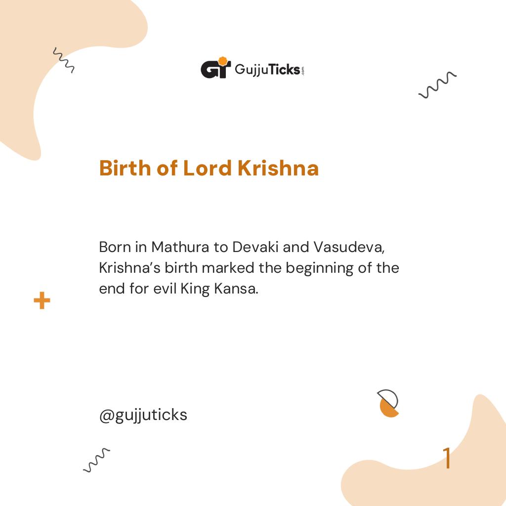 Birth of Lord Krishna