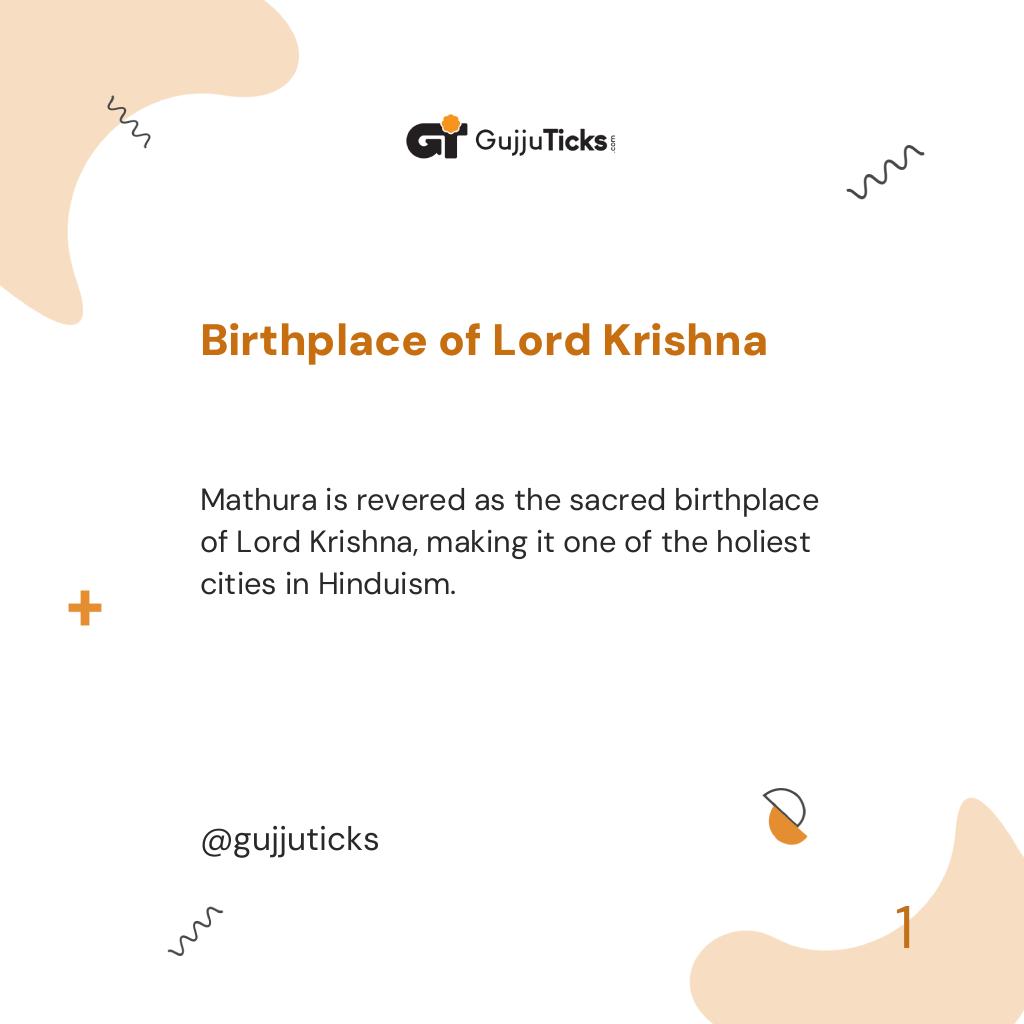 Birthplace of Lord Krishna