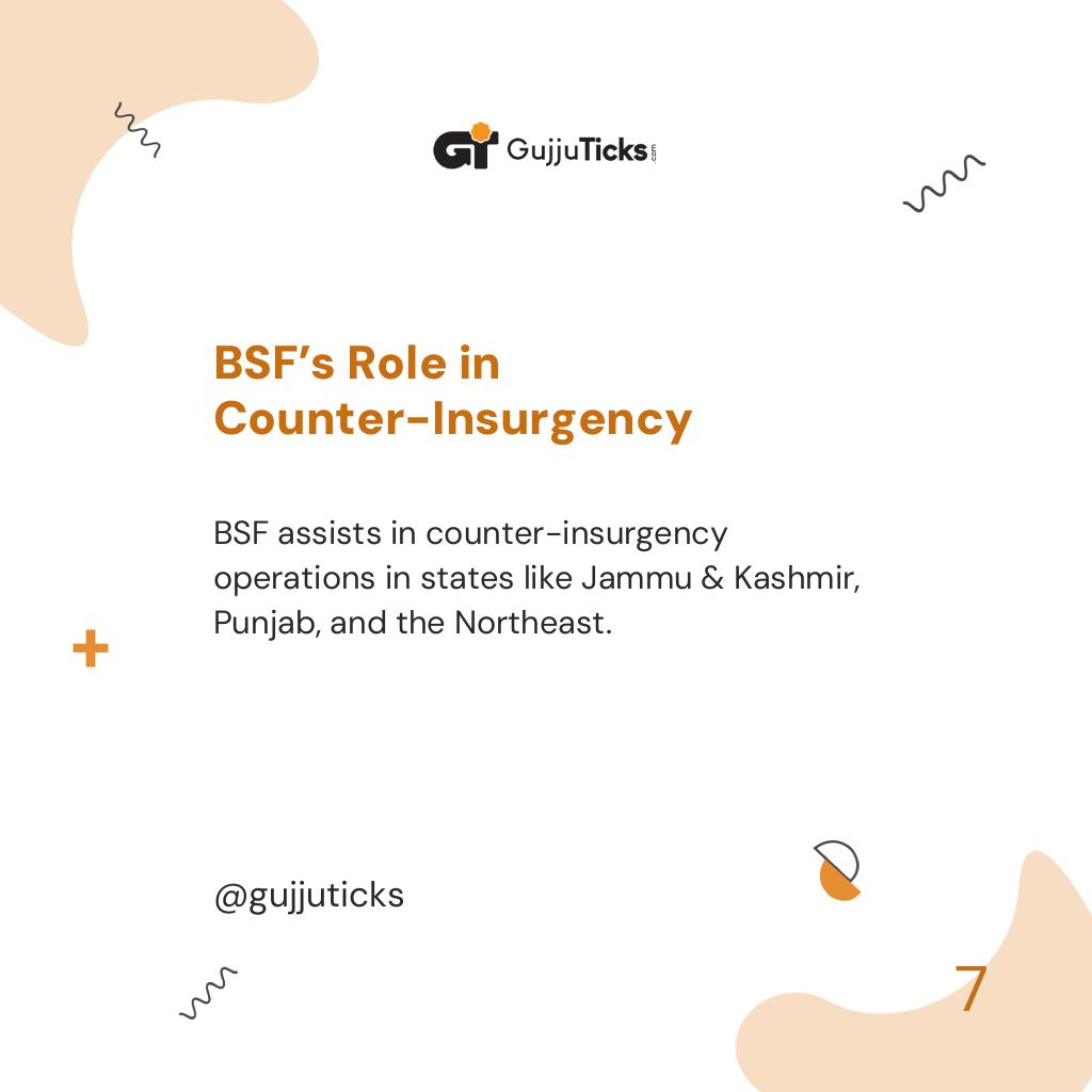 BSF’s Role in Counter-Insurgency