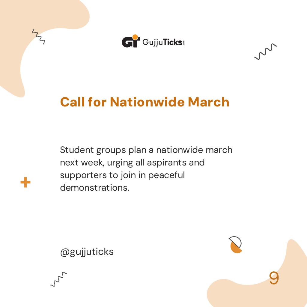 Call for Nationwide March