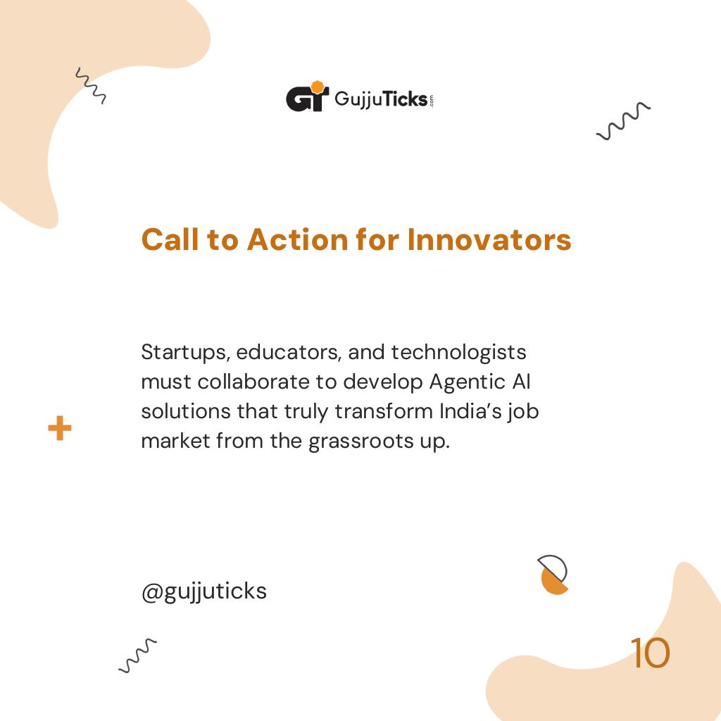 Call to Action for Innovators