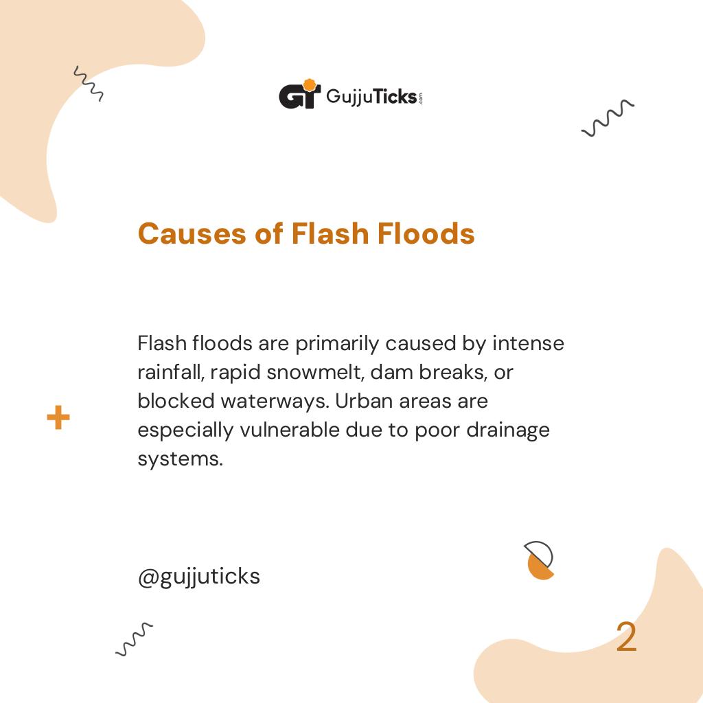 Causes of Flash Floods