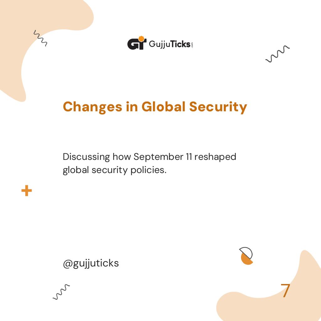 Changes in Global Security