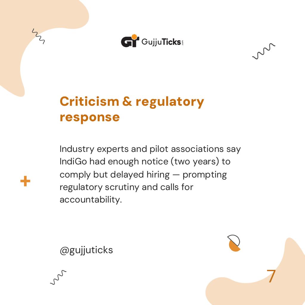 Criticism & regulatory response