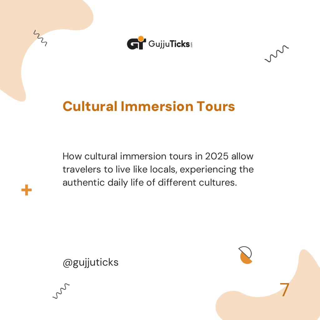 Cultural Immersion Tours