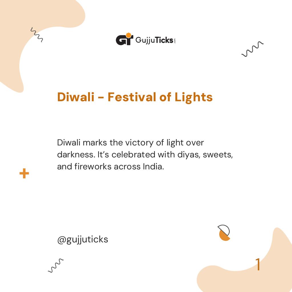 Diwali - Festival of Lights
