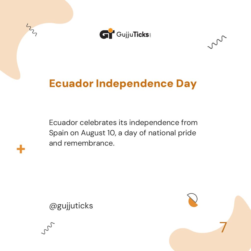 Ecuador Independence Day