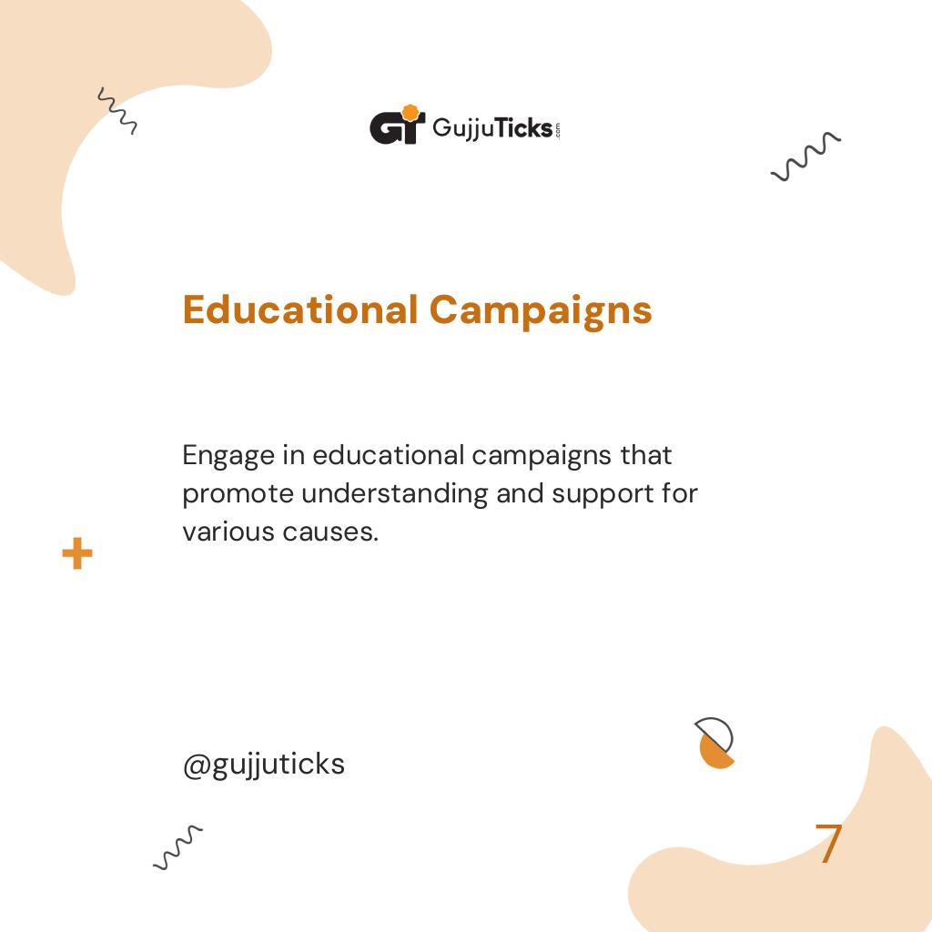Educational Campaigns
