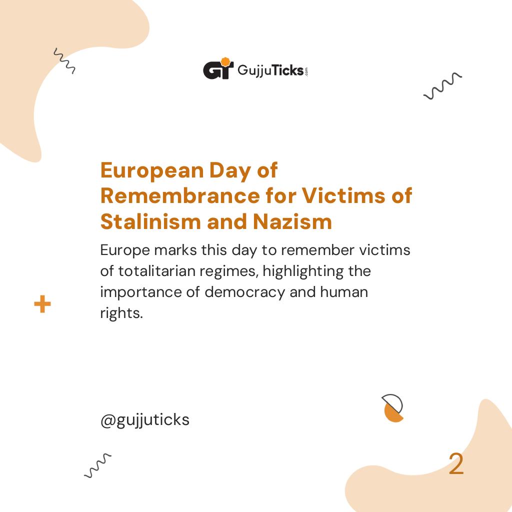 European Day of Remembrance for Victims of Stalinism and Nazism