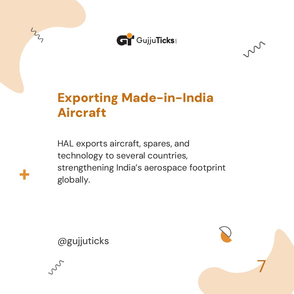 Exporting Made-in-India Aircraft