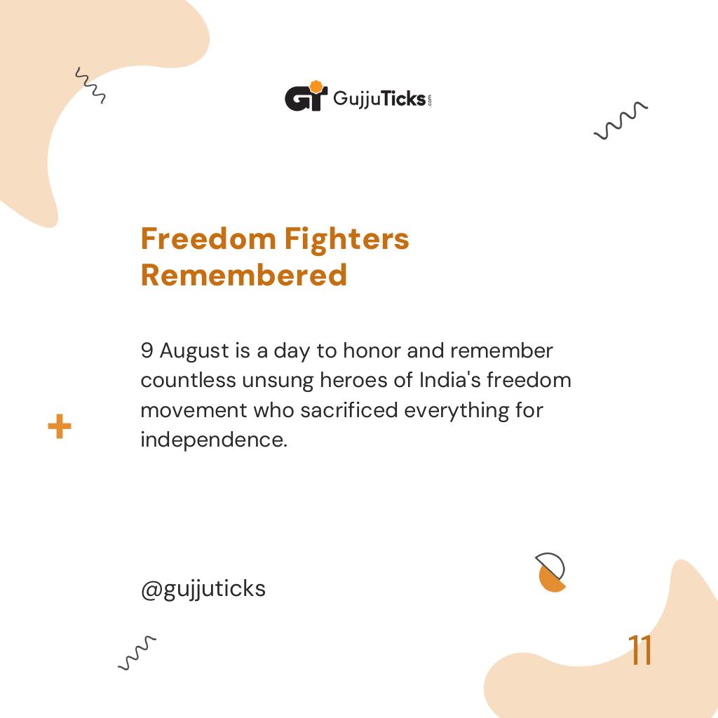 Freedom Fighters Remembered