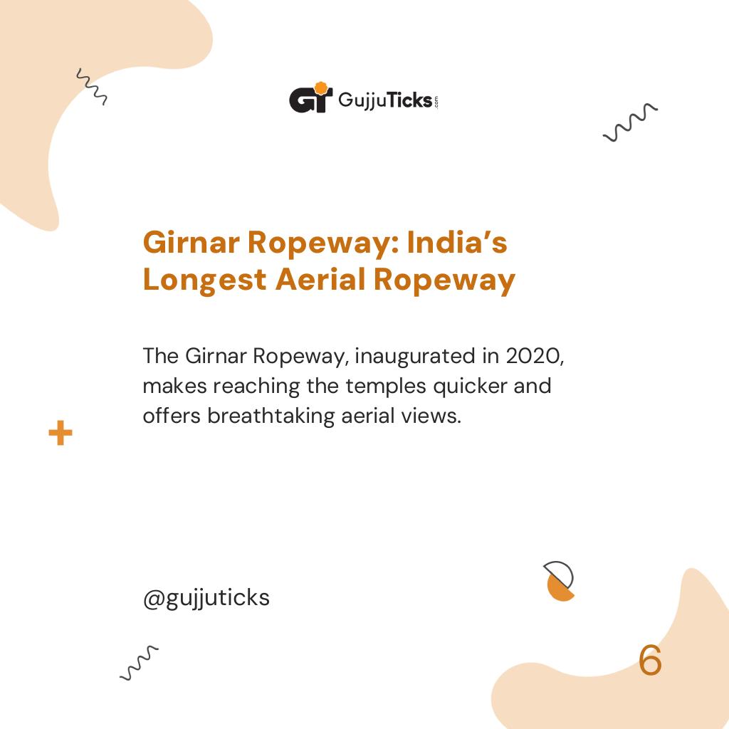 Girnar Ropeway: India’s Longest Aerial Ropeway