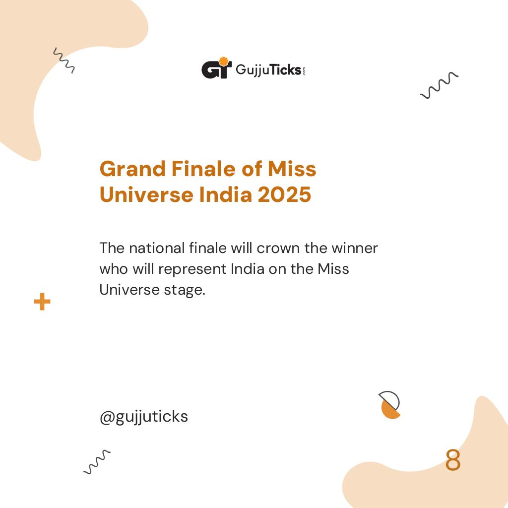 Grand Finale of Miss Universe India 2025