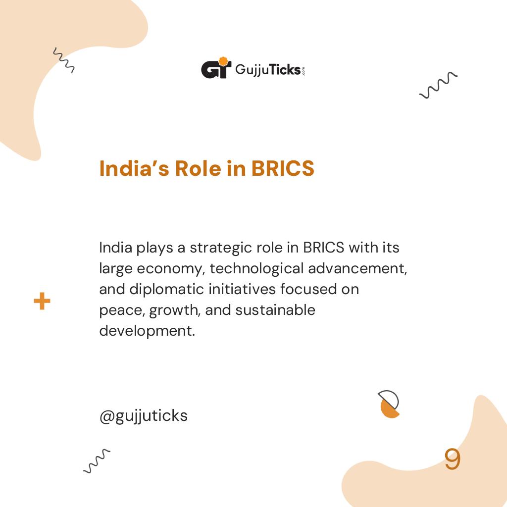 India’s Role in BRICS
