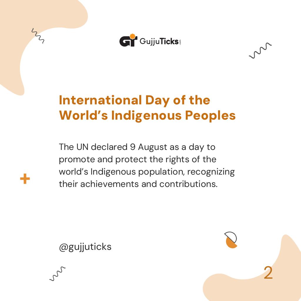 International Day of the World’s Indigenous Peoples