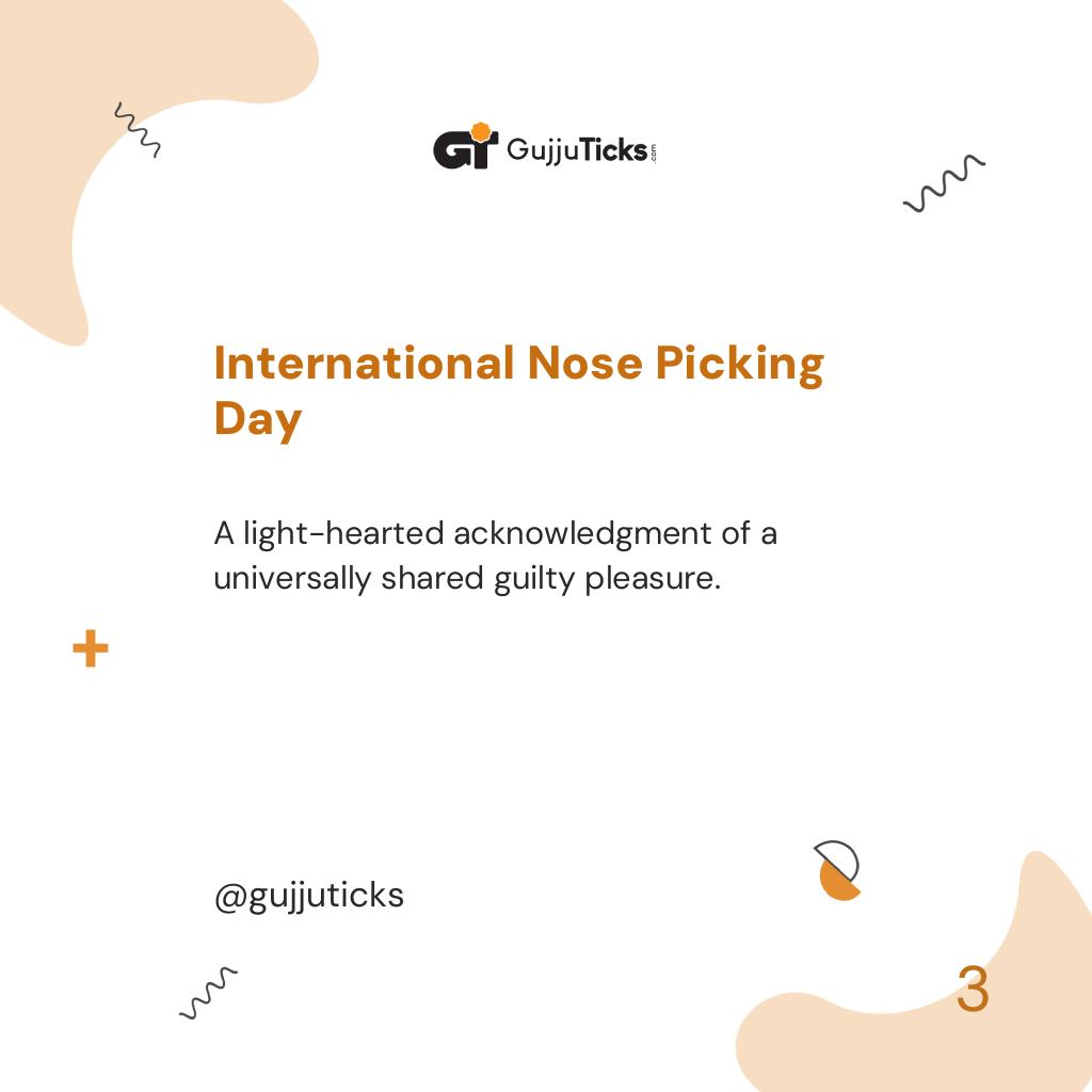 International Nose Picking Day