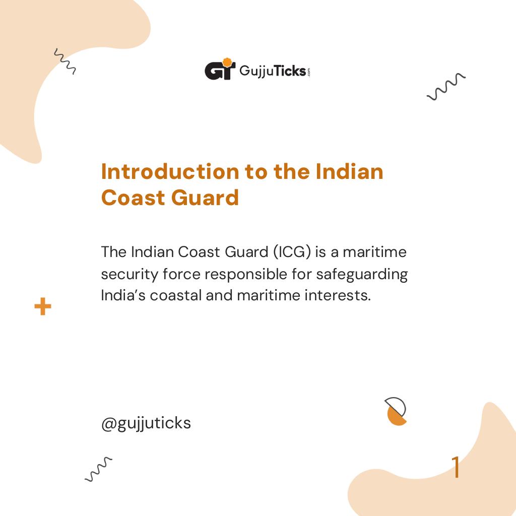 Introduction to the Indian Coast Guard
