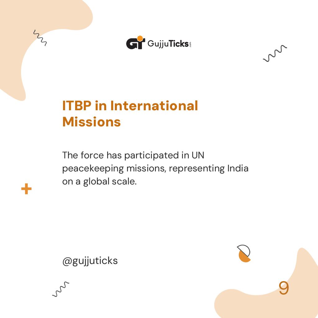 ITBP in International Missions