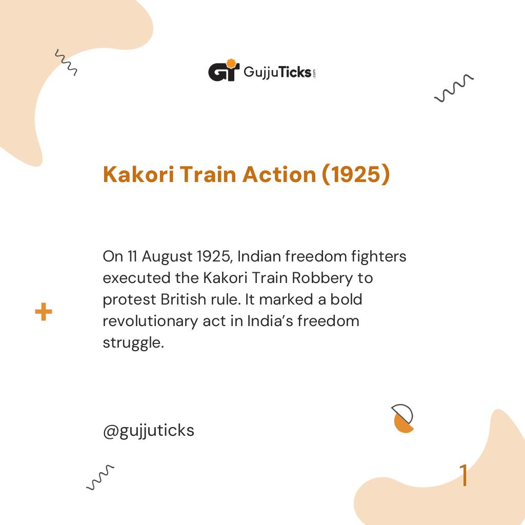 Kakori Train Action (1925)