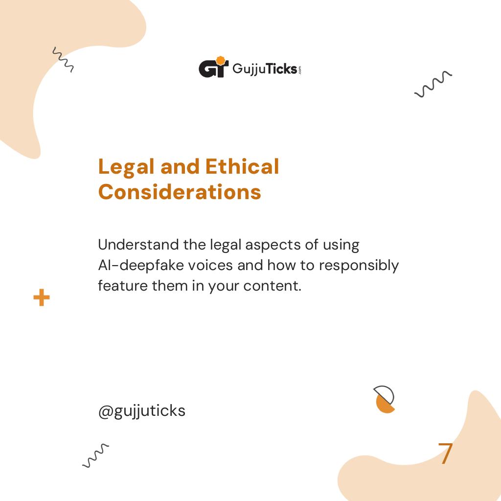 Legal and Ethical Considerations