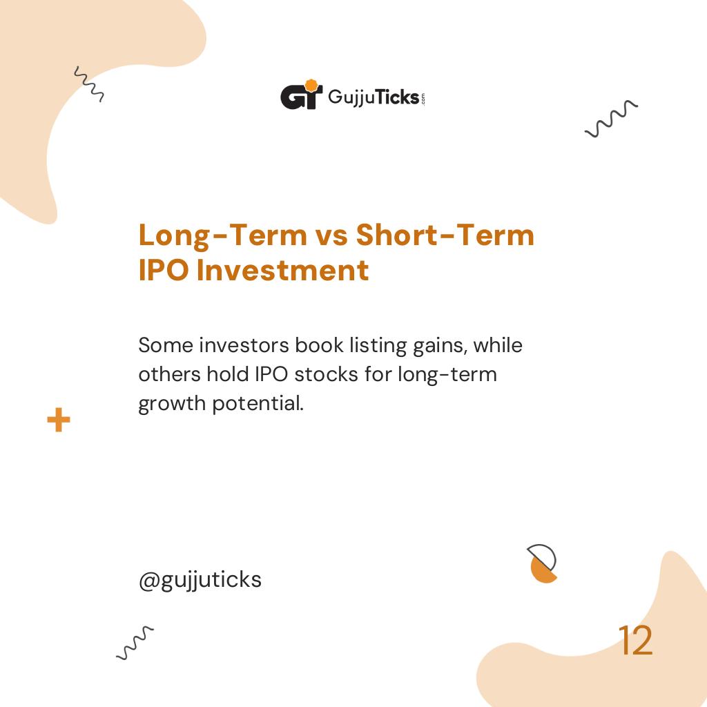 Long-Term vs Short-Term IPO Investment