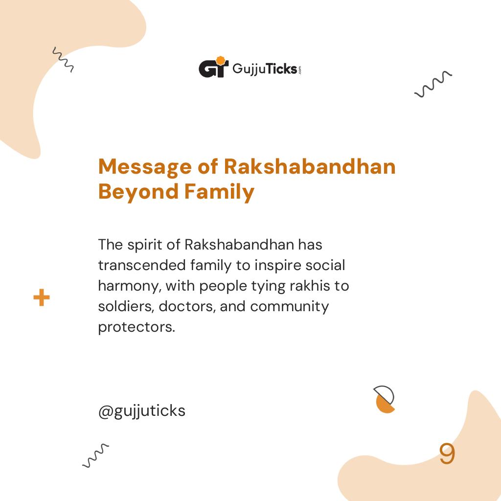 Message of Rakshabandhan Beyond Family