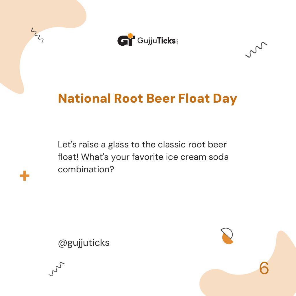 National Root Beer Float Day