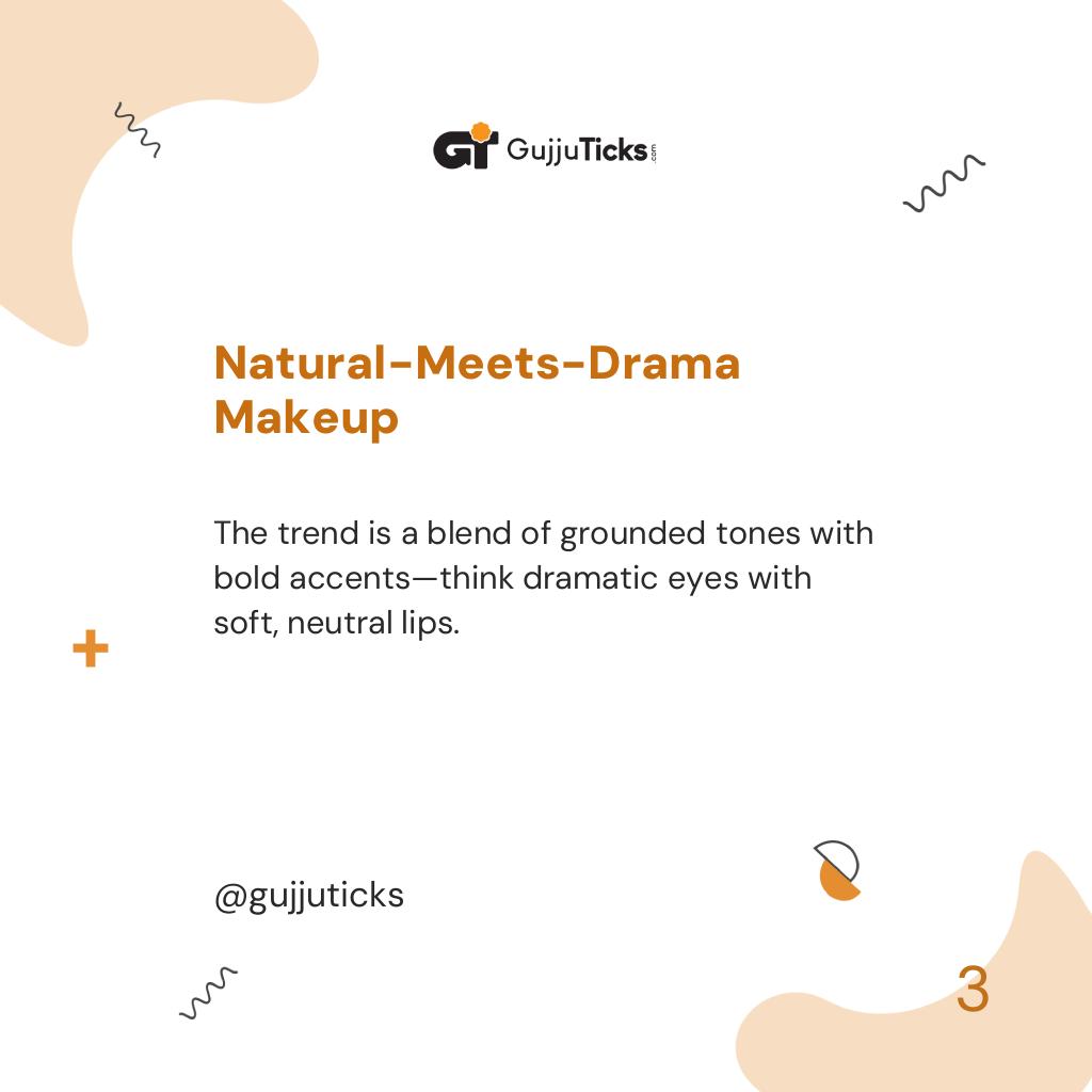 Natural-Meets-Drama Makeup
