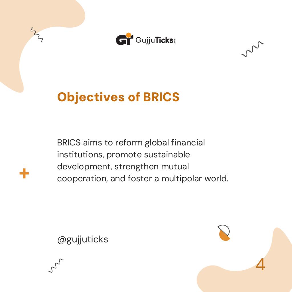 Objectives of BRICS