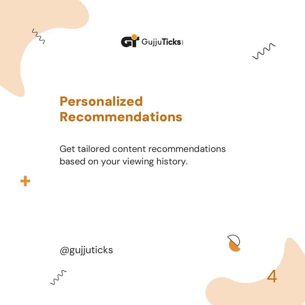 Personalized Recommendations
