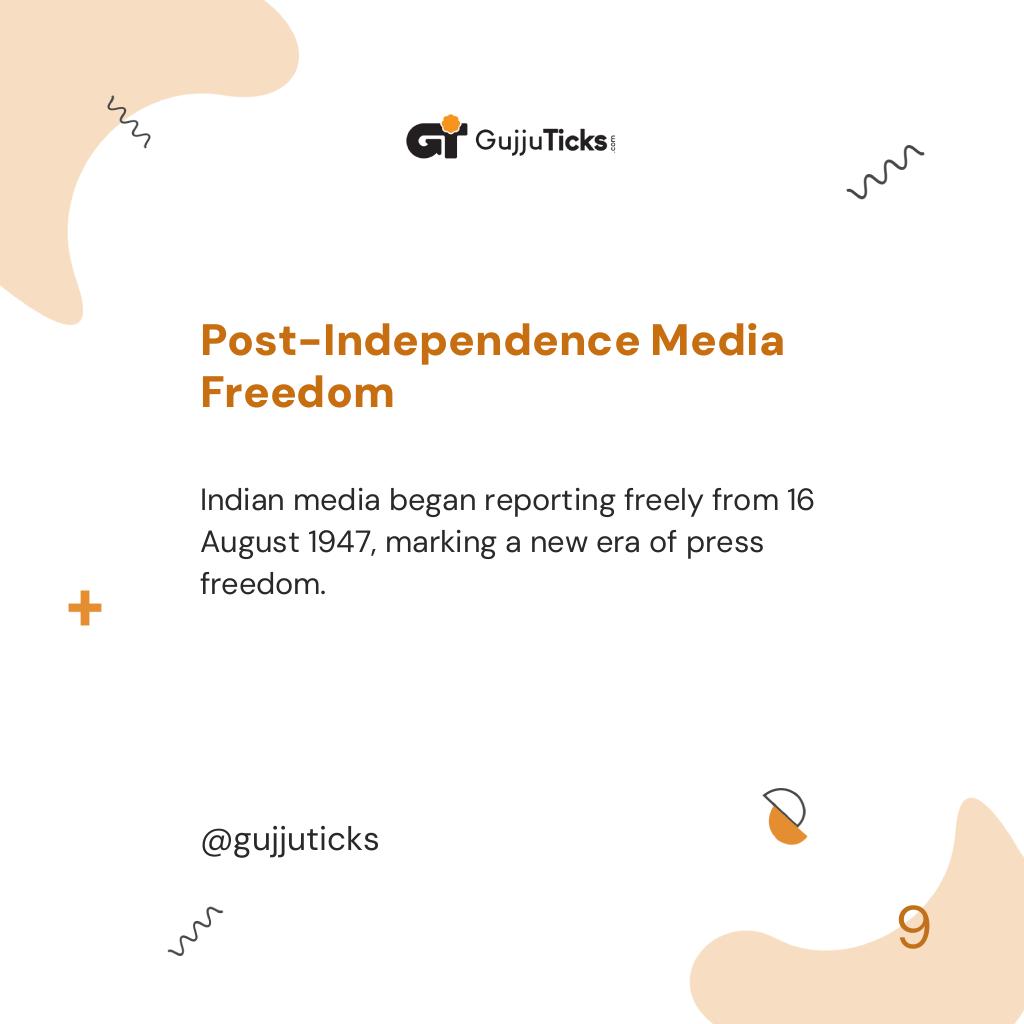 Post-Independence Media Freedom