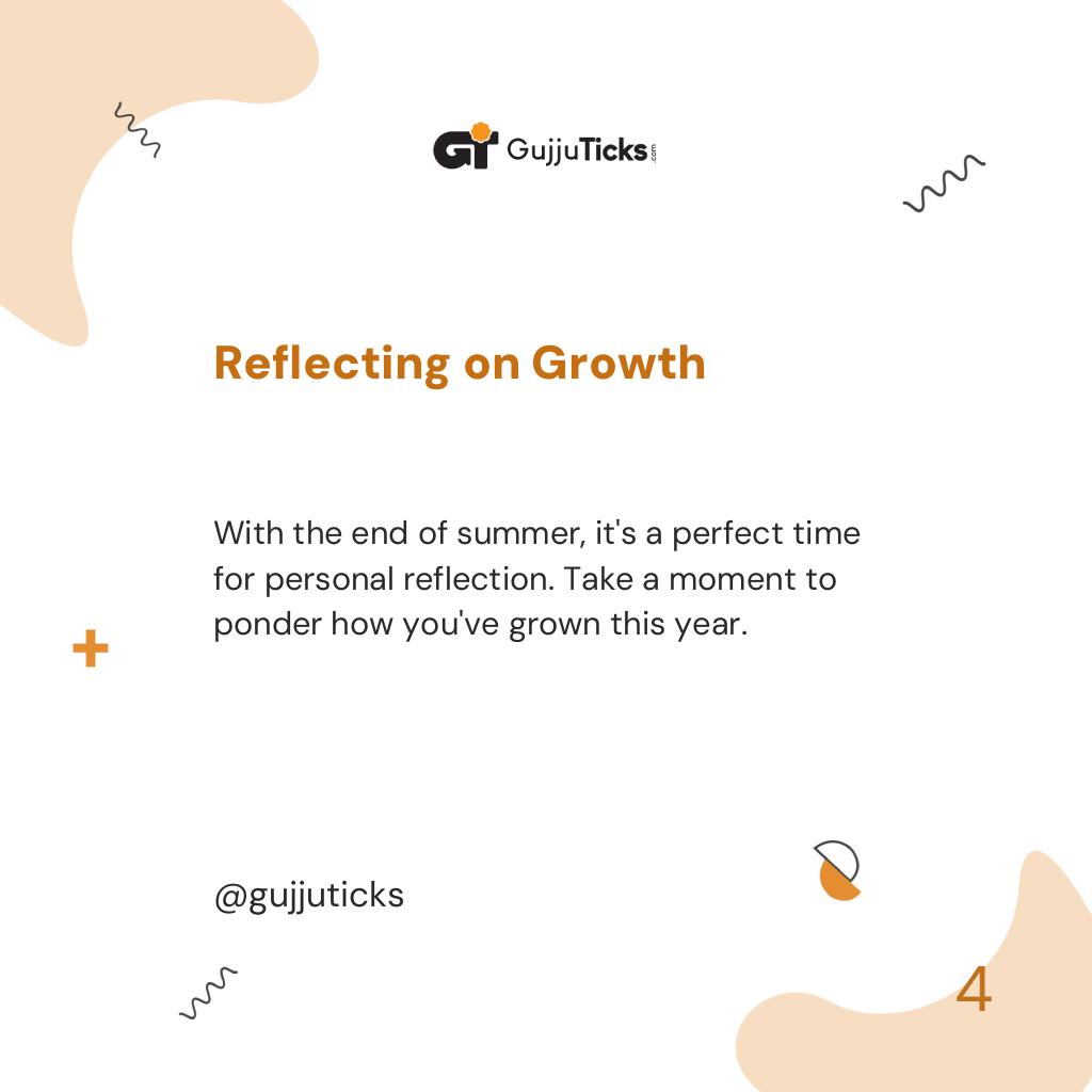 Reflecting on Growth