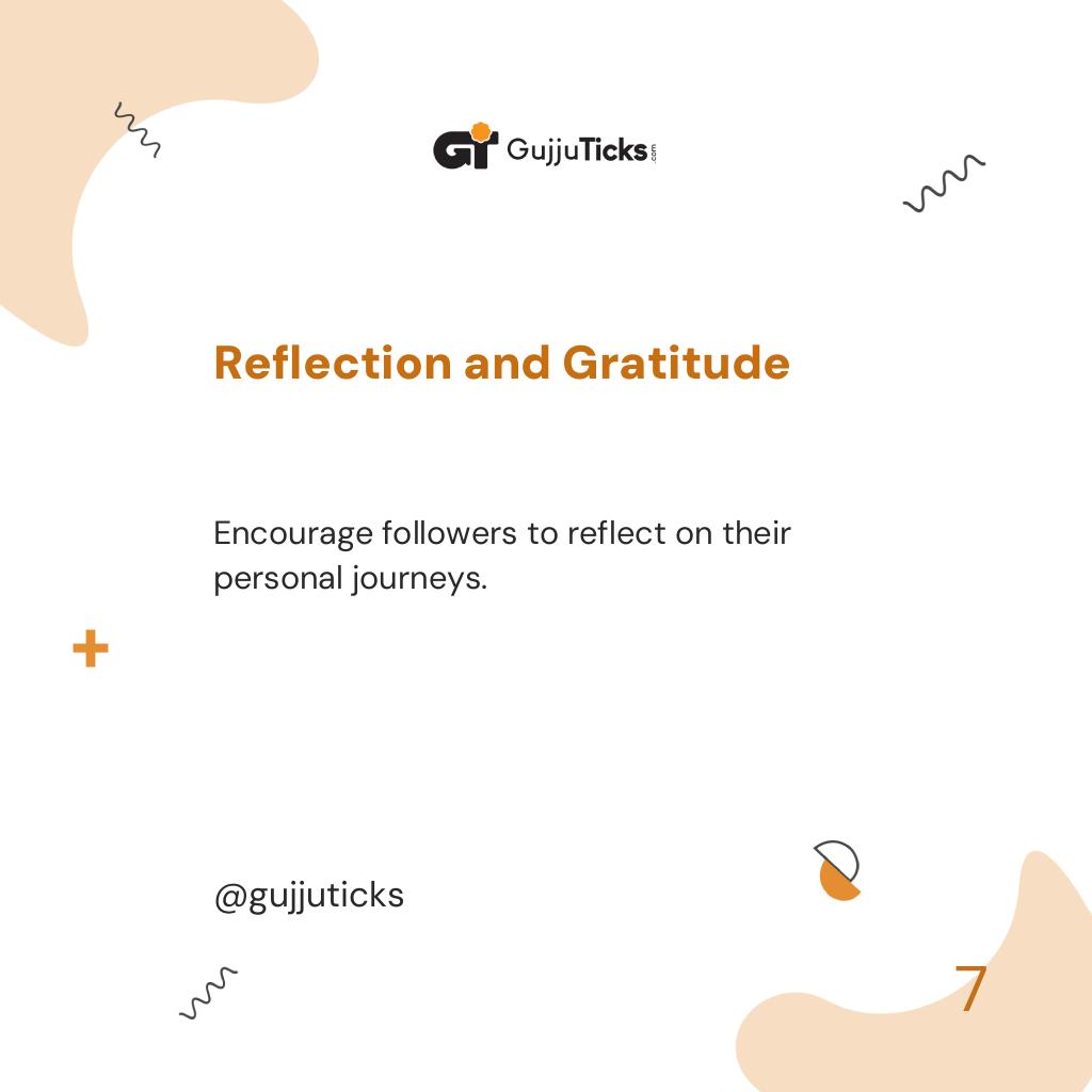 Reflection and Gratitude