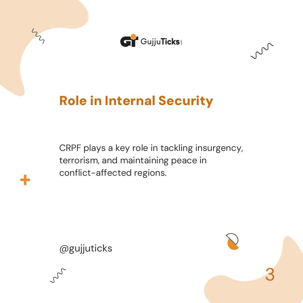 Role in Internal Security