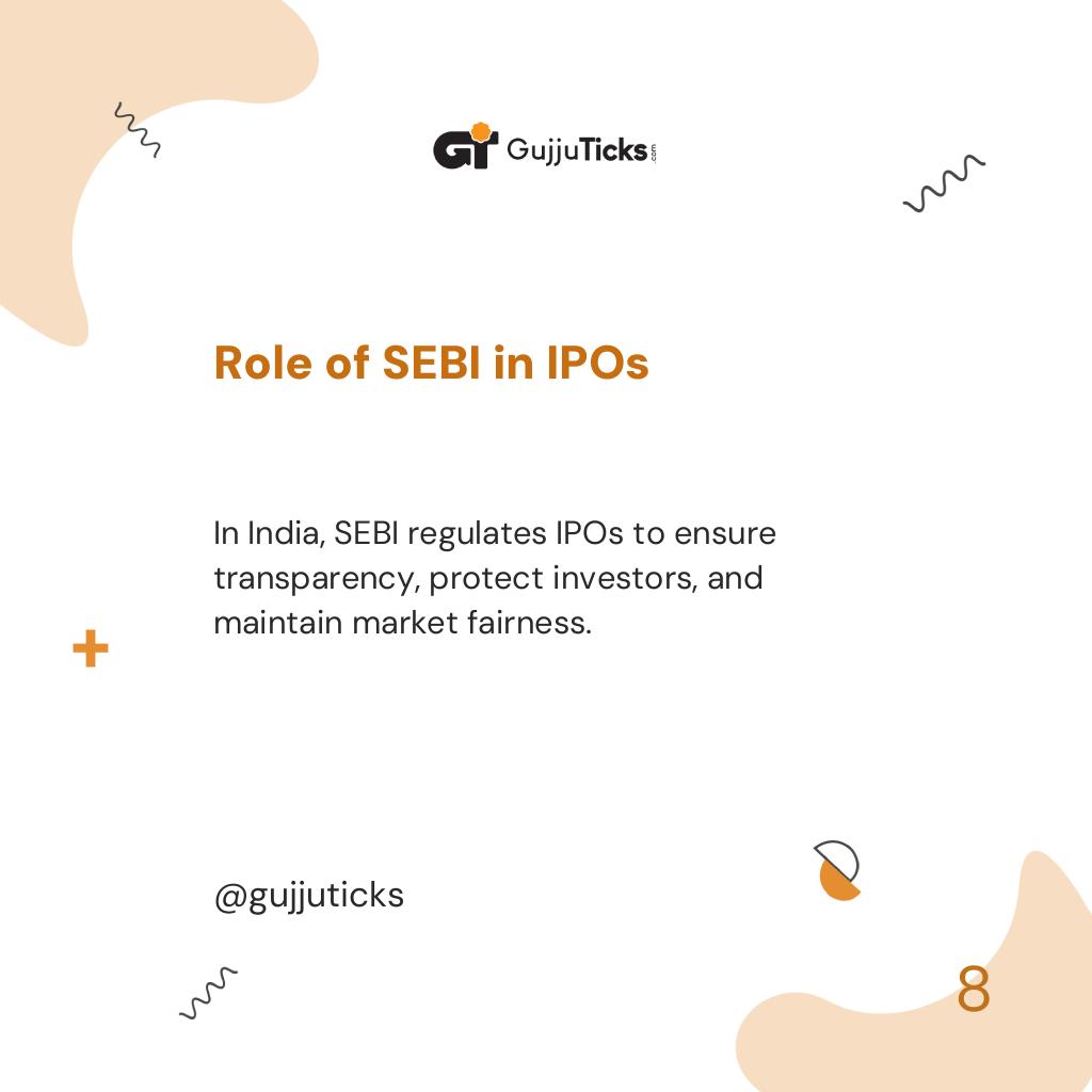 Role of SEBI in IPOs