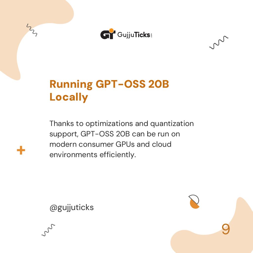 Running GPT-OSS 20B Locally