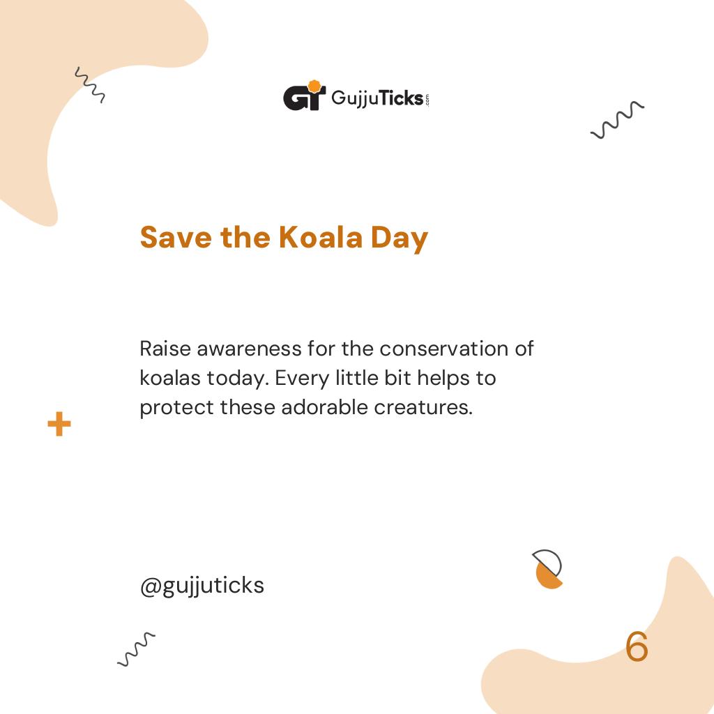 Save the Koala Day