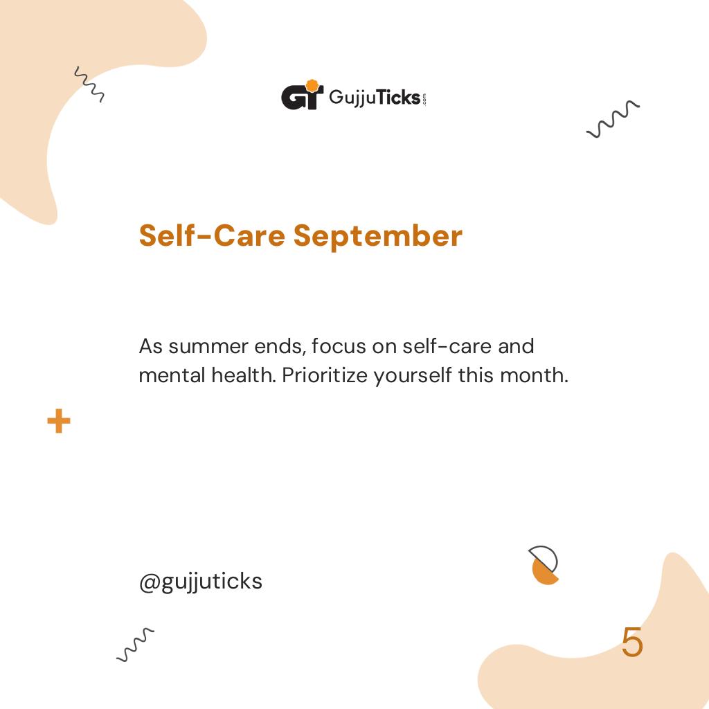 Self-Care September