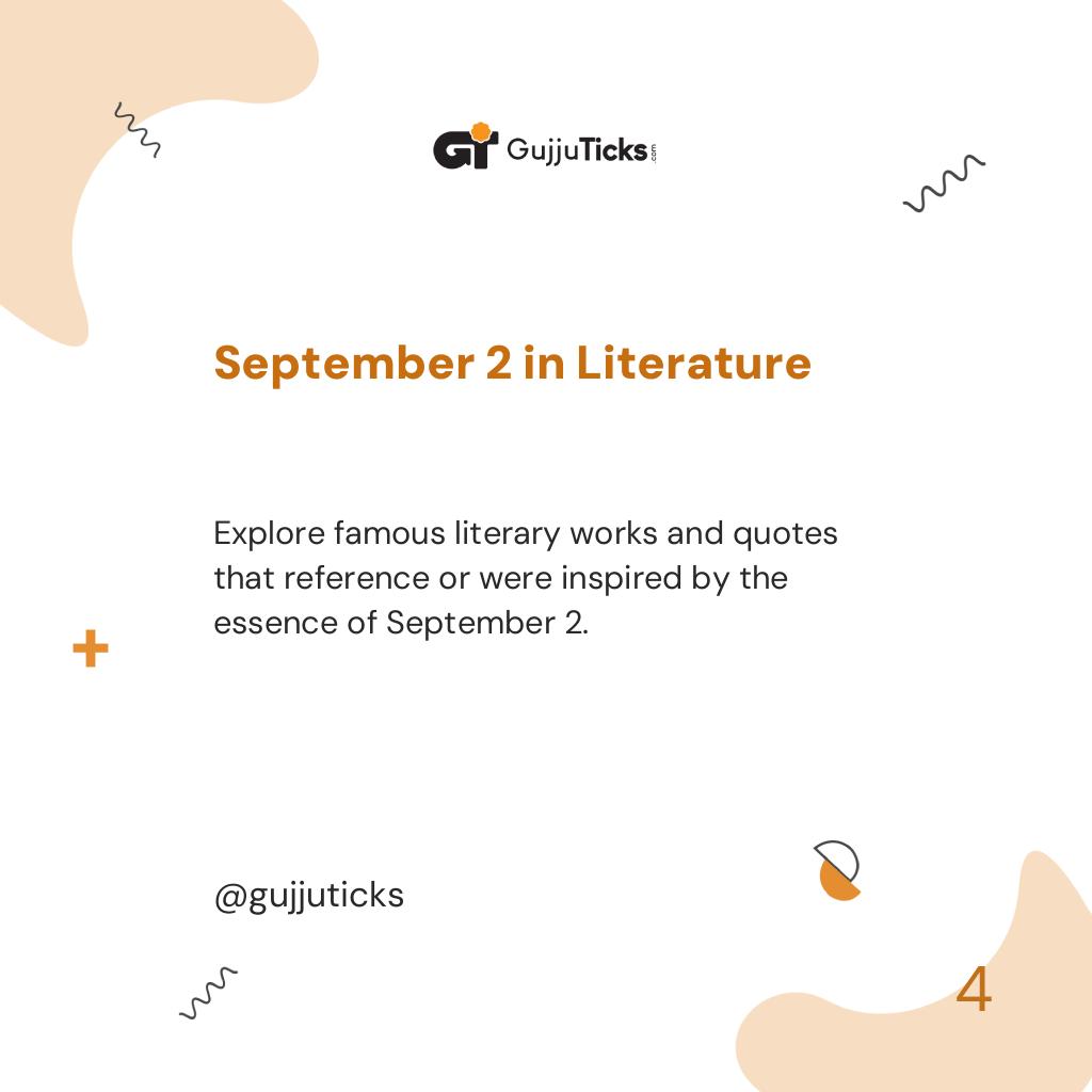 September 2 in Literature