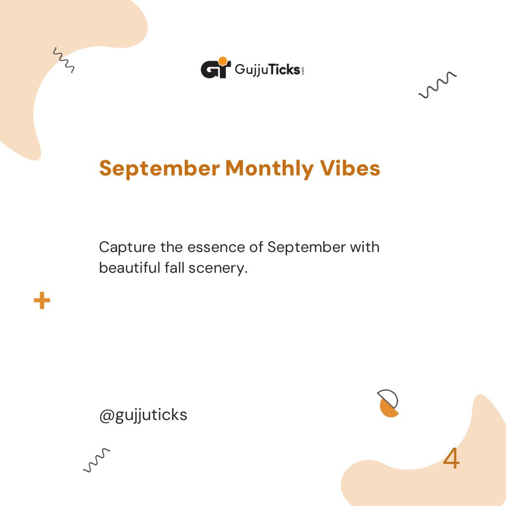 September Monthly Vibes