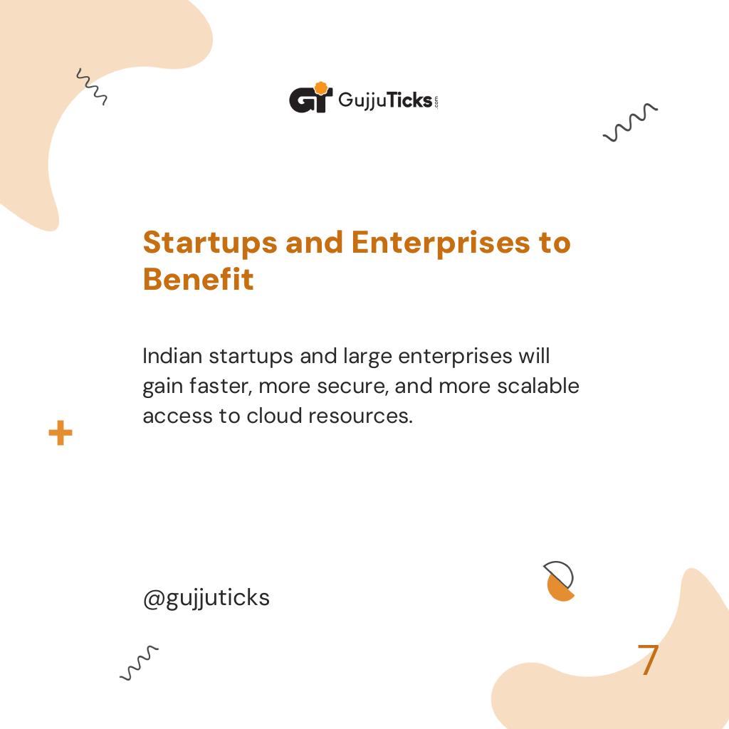 Startups and Enterprises to Benefit
