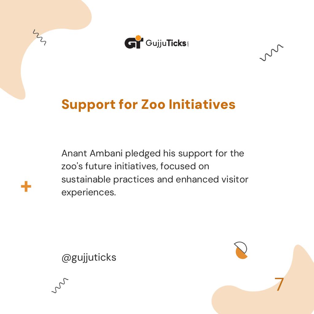 Support for Zoo Initiatives