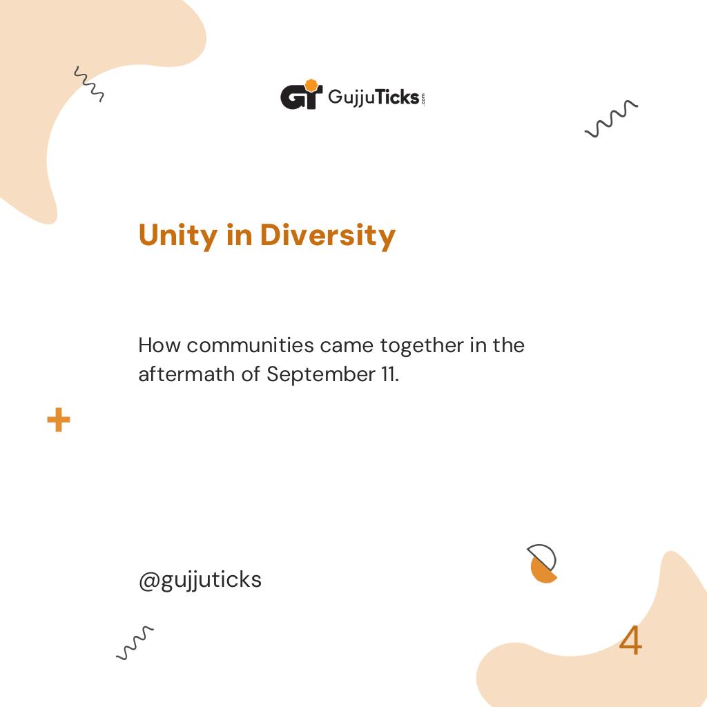 Unity in Diversity